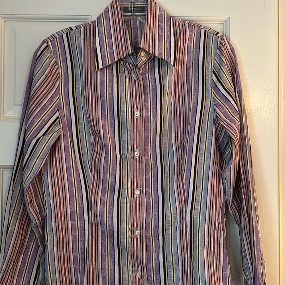 Etro Button Down Shirt- Excell Condition - image 1